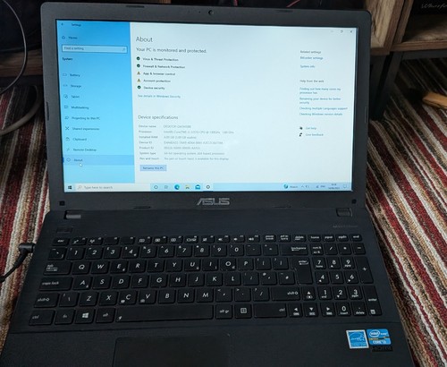 Asus x551 intel core - core, 128gb