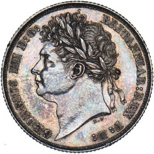 1821 shilling george iv - george,
