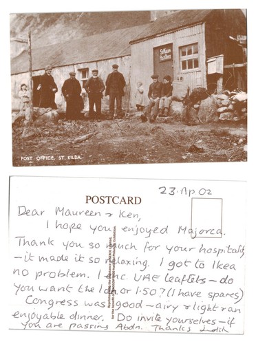 Vintage postcard st kilda - vintage,