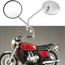 Pair Chrome Round Motorcycle