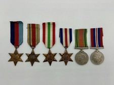 WW2 British Medal Group Of 6 Army Royal Navy Royal Air Force