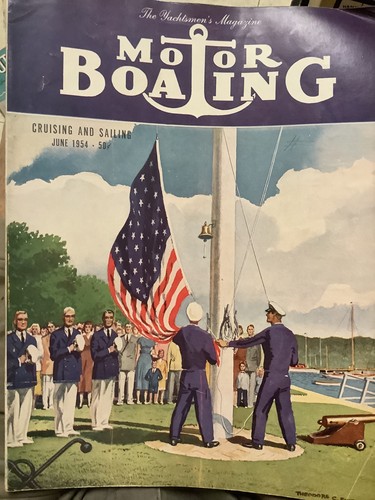 1954 motor boating - boating,