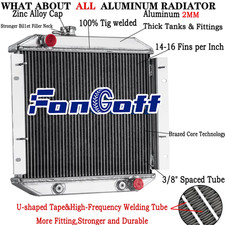 3 Rows Aluminium Radiator Fit