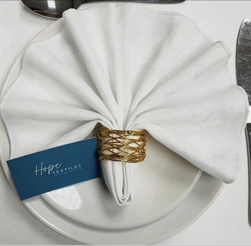 White damask wedding catering - damask,