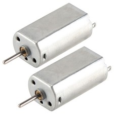 2Pcs DC 9V 30800RPM 2mm Dia Shaft High Speed Model Airplane DC Motor N8W97201