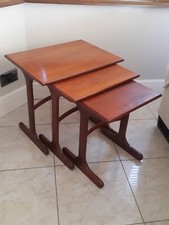Vintage G Plan Teak Nest Of Tables X3 Coffee Side End Tables Mid-Century