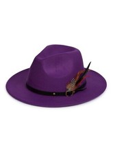 Mens Ladies Hat Fedora Wide