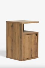 Bronx Oak Effect Side Table living room used -2