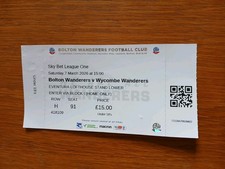 Bolton Wanderers v Wycombe