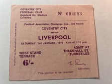 1969/70 FA CUP 3rd round