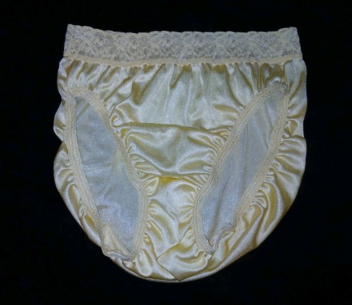 Vintage hanes gold floral lace - vintage,