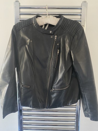 Only faux leather biker - ,