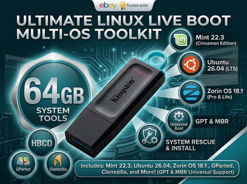 Ultimate linux live boot - ultimate,