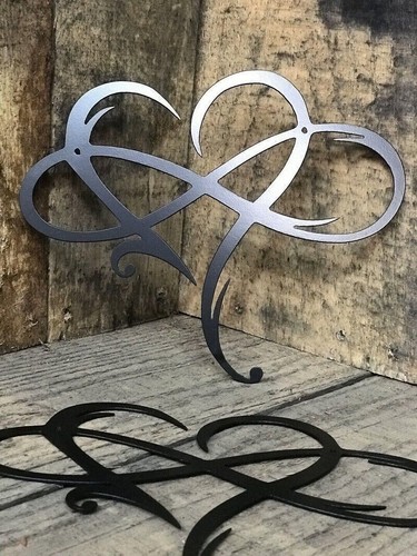 Metal infinity heart art love - metal,