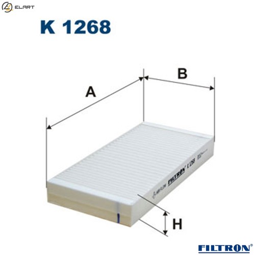 Filter cabin air 1268 - air, k