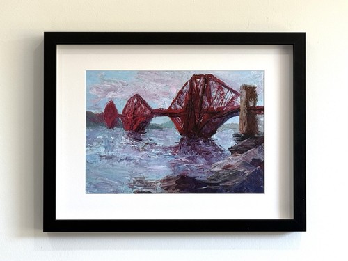 Forth bridge art - print, |