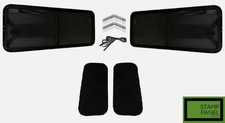 Dark Tinted Sliding Window Kit for Roof & Quarter for Land Rover Defender 90 110