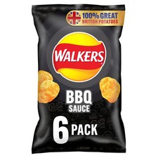 Walkers BBQ Multipack Crisps 6