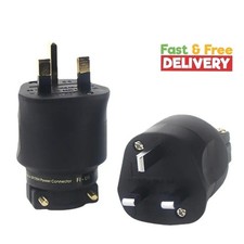 Hi-End Furutech Electric UK AC Power Plug FI-UK Gold / Rhodium Plated Hifi Audio