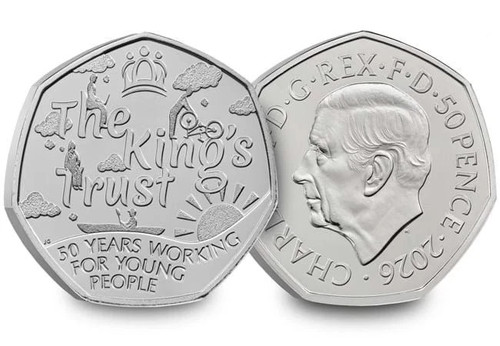 2026 the king trust 50p - 2026,