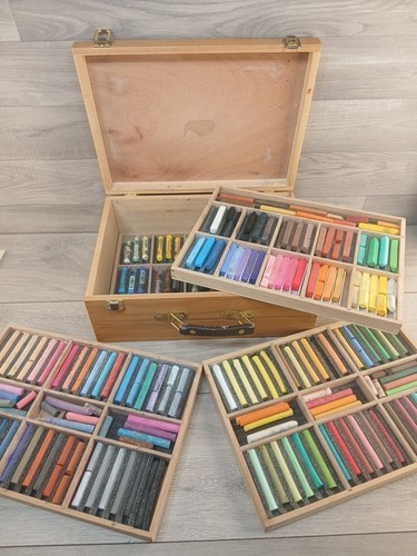 Wooden pastel storage - wooden,