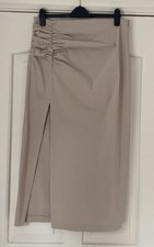 River island pencil skirt with front split size 16 New