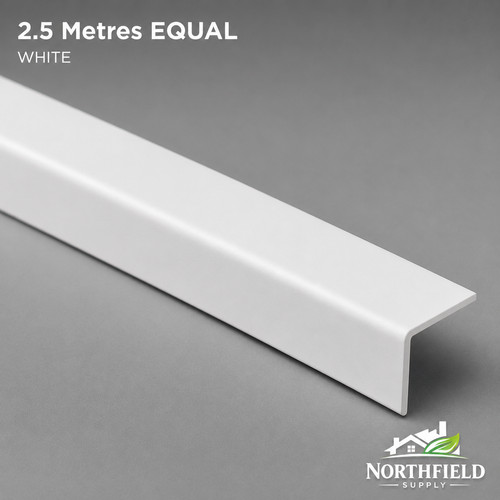Pvc corner angle trim white - corner,