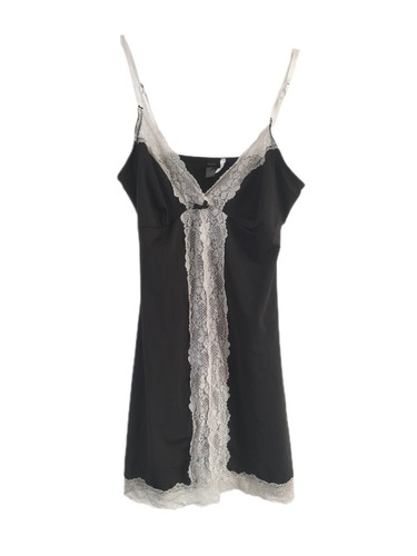 Black nightdress lingerie cami - nightdress,