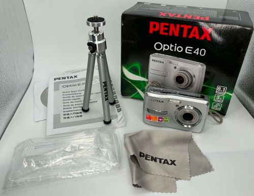 Pentax optio e40 1mp digital - 8.1mp,