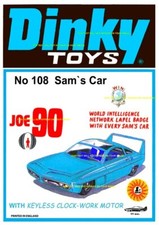 DINKY JOE 90  SAM`S CAR "BLUE"