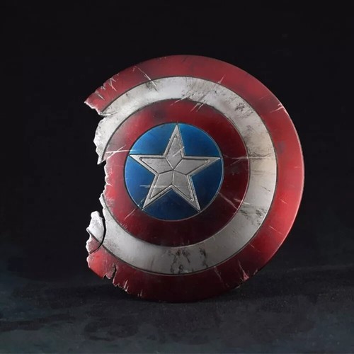 Art metal shield - metal, captain