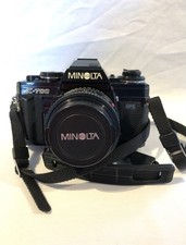 MINOLTA X-700 SLR Camera w. MD 50mm f/1.7 Lens + 28-70mm + 75-300mm + Flash