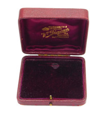 Victorian Tooled Leather Large Jewellery Box, Llandudno Antique c1890