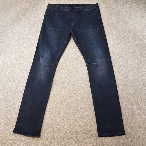 Superdry mens jeans 34x32 blue - superdry,