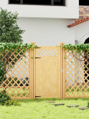 Wooden garden gate 90cm - garden,