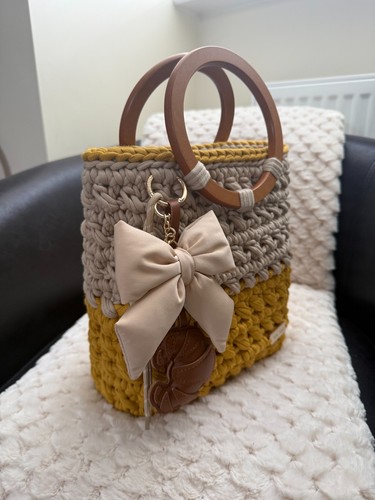Hand made crochet - , bag