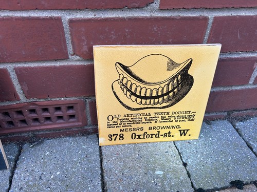 Vintage dentist sign - vintage,