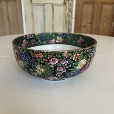 Vintage Adderley Flora Floral Bone China Bowl Dish Adderley’s Ltd Flowers