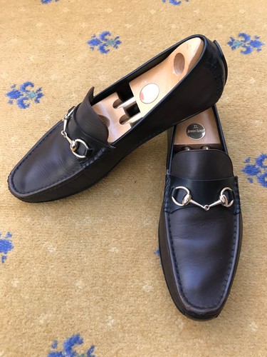 Gucci loafers leather shoes - leather,