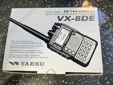 Yaesu VX-8DE 50/144/430MHz Heavy Duty Submersible Transceiver.