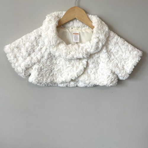 Gymboree faux fur bolero - bolero, crop