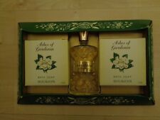 NEW VINTAGE BOURJOIS ASHES OF GARDENIA 25cc COLOGNE AND SOAP SET - RARE