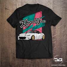 Mazda MX5 ND MK4 JDM Legends Funny Japanese Novelty Drift Race Car Mens T-Shirt