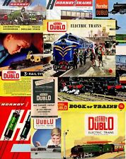 Hornby Dublo Catalogues, Book of Trains, Track Layout booklets, Instructions etc