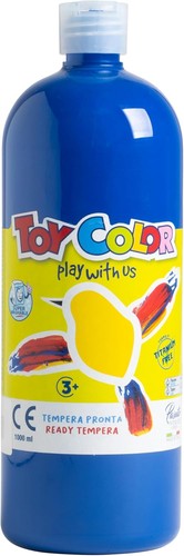 Toy color tempera paint blue - color,