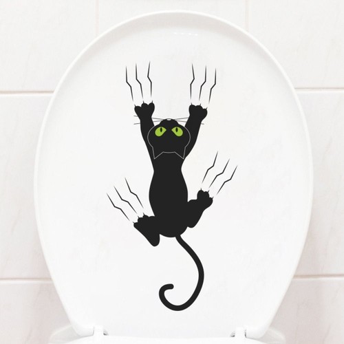 Funny cat toilet - 3d,