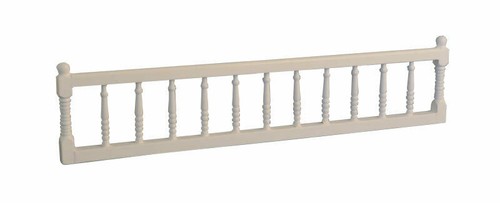 White railing banister - railing,