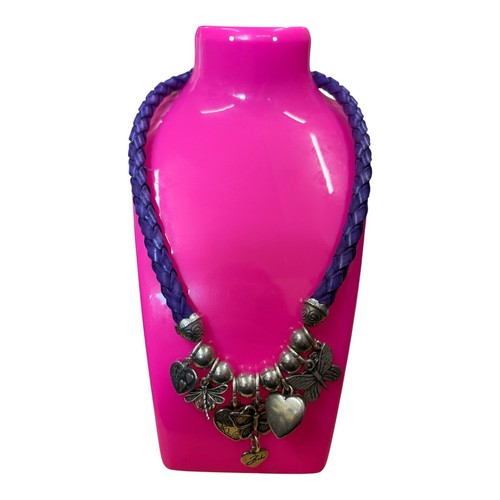 Bibi bijoux purple - bijoux, braided