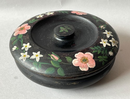 Vintage handpainted lidded - vintage,