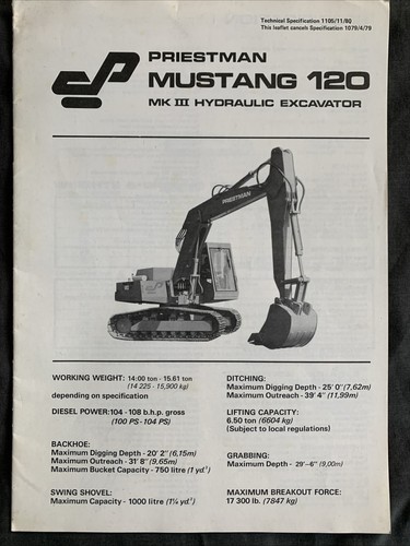 Priestman mustang 120 - priestman, mkiii